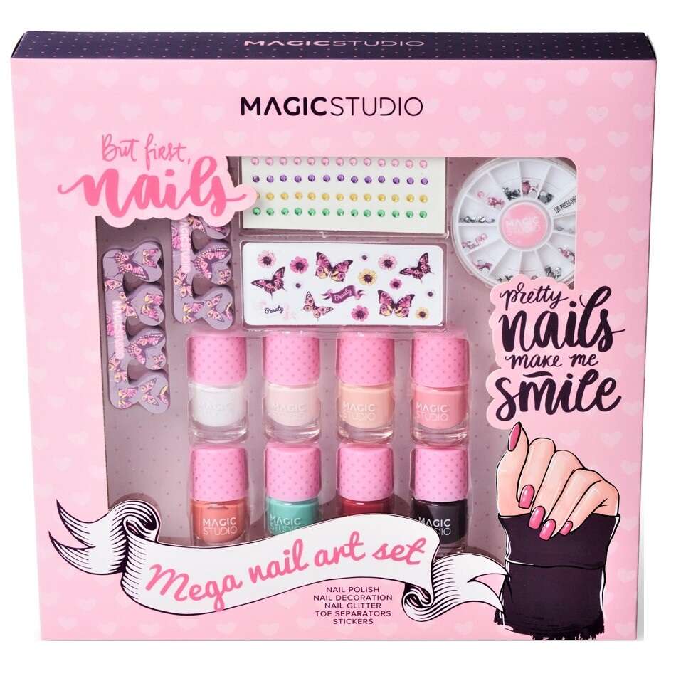 Set ingrijire unghii Pin Up Mega Nail Magic Studio 11979 eMAG.ro