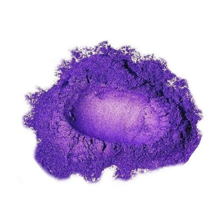 Pigment perlescent premium 35gr flah violet, art line DEVE, colorant pulbere metalizata violet pentru rasina epoxidica, lac sau vopsea decorativa
