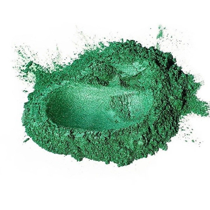 DEVE art line Prémium gyöngyházfényű pigment, 35 gr, zöld metál porfesték epoxigyantához, lakkhoz vagy dekorfestékhez