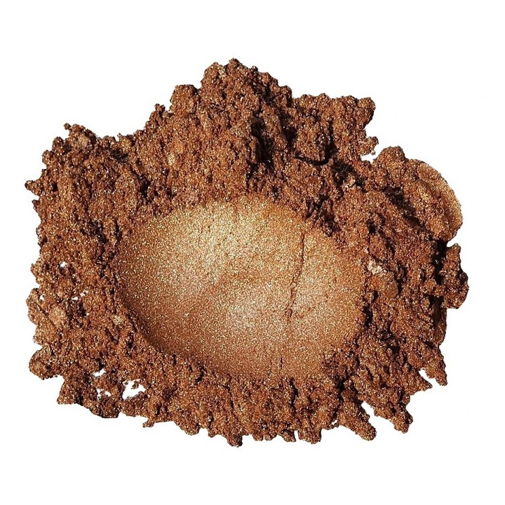 DEVE Prémium gyöngyházfényű pigment, 35 gr, finom bronz, art line, finom bronz fémpor színezőanyag epoxigyantához, lakkhoz vagy dekorfestékhez