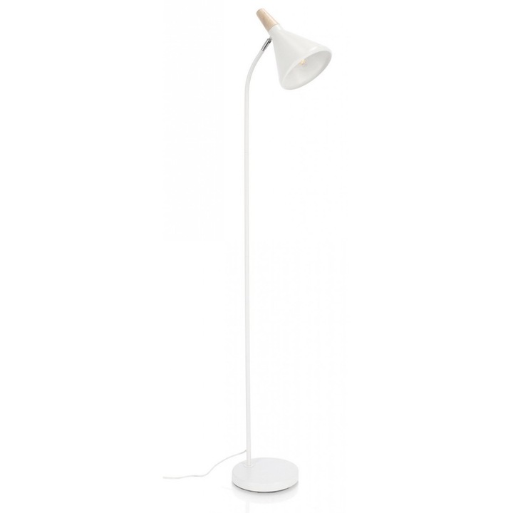 Lampadar metal alb Brill 31x20x148 cm