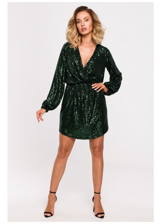 Rochie de seara dama, Made of Emotion, Samten, Verde, L