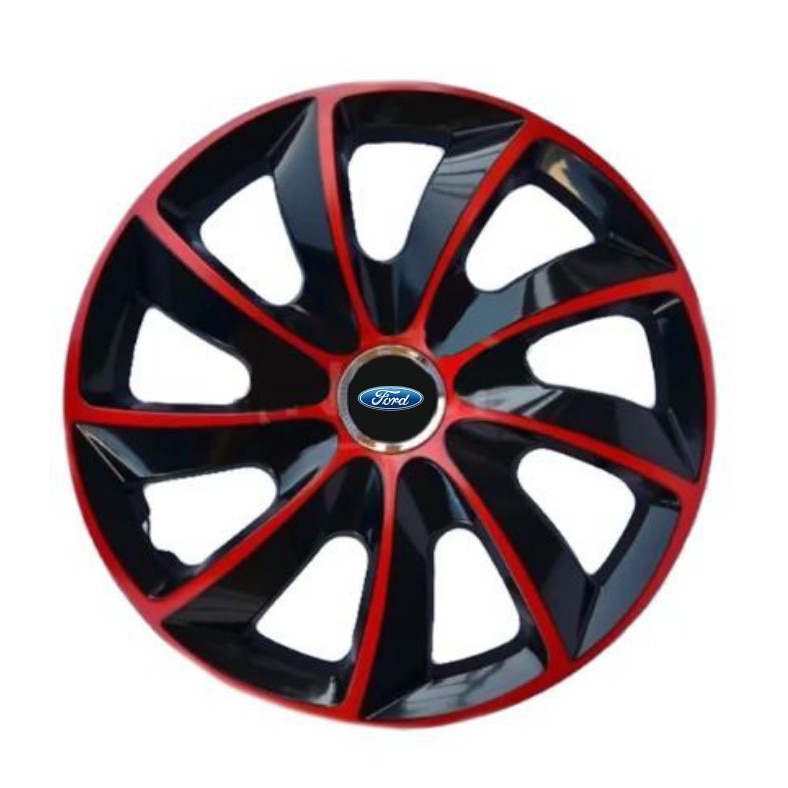 Set 4 capace roti Extra Stig Red R16 pentru gama auto Ford - eMAG.ro
