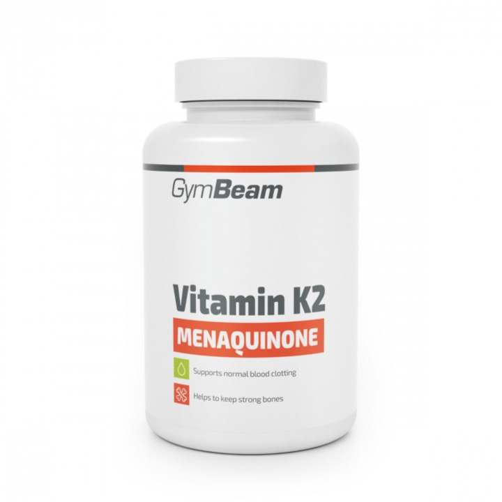 Vitamina K2 (Menachinona), GymBeam, 90 caps