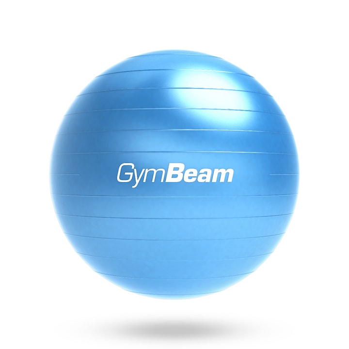 FitBall fitness labda 65 cm - GymBeam fényes kék