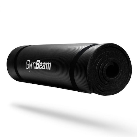 Saltea pentru yoga/fitness, GymBeam, PVC, Negru