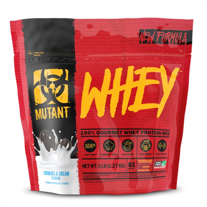 PVL - Mutant Whey Fehérje 4540 g krémes keksz