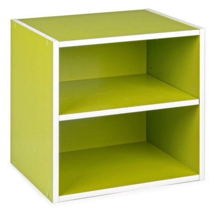 Raft 2 polite verde Cubo 35x29.2x35 cm