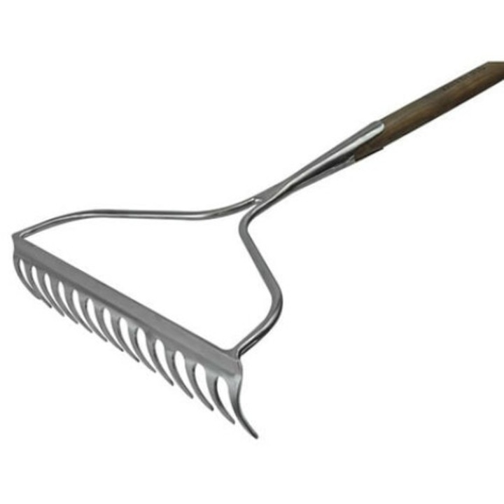 Grebla metal Sita 14 dinti, coada metal, 120 cm