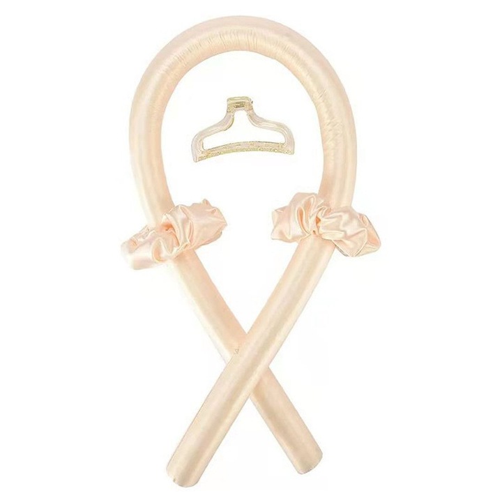 Hajcsavaró, Poliészter, 2,5x100 cm, Krém