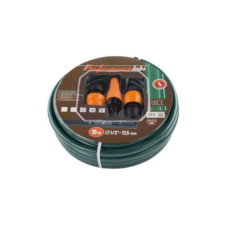 RACE 1/2"-12,5 mm MT.15 tömlő és AlmaPlast készlet