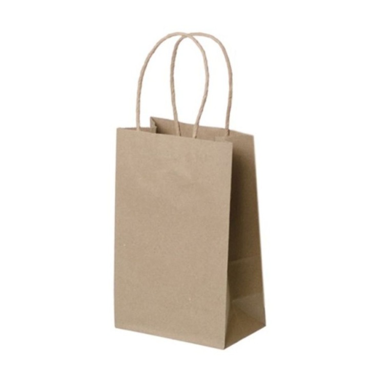 Хартиена торбичка Daco Natural, Размер 13,3х21,3 см, Естествен цвят