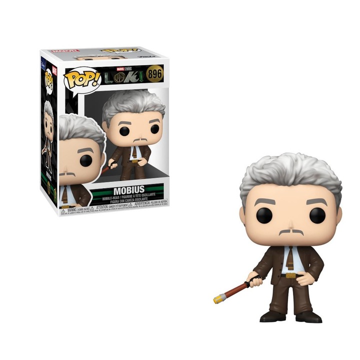 Фигурка Локи - Мобиус, Funko POP, 10 см, +3 години, Многоцветен