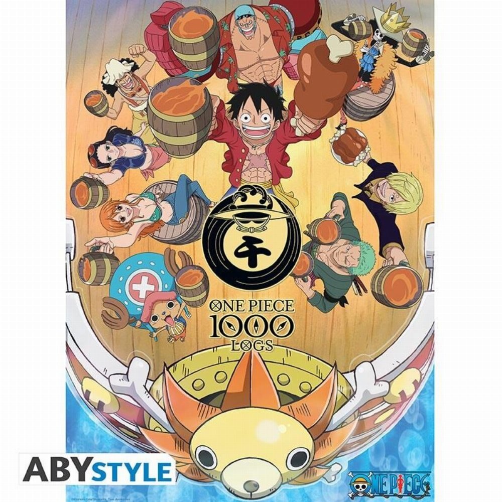 Poster One Piece - 1000 Logs, Abystyle, 52 x 38 cm, Multicolor 