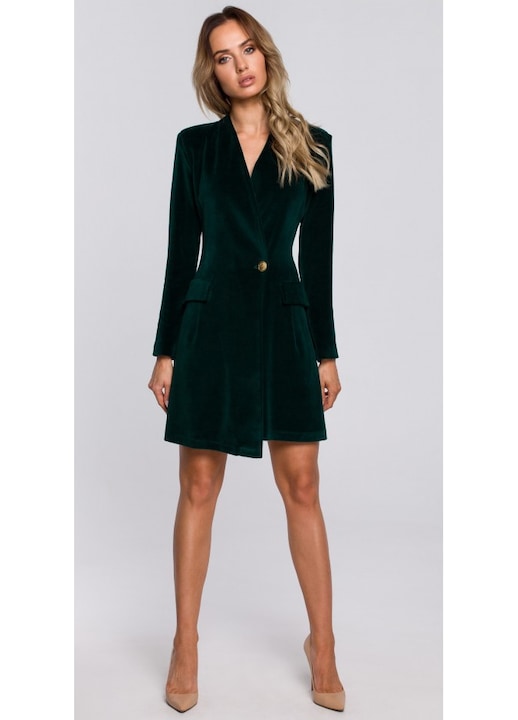 Rochie eleganta dama, Made of Emotion, Tsering, verde, L