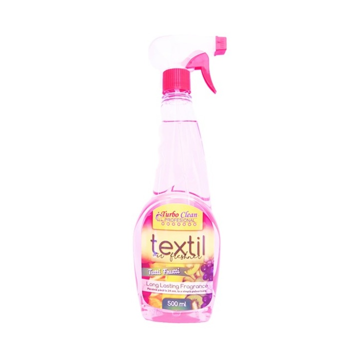 Odorizant camera si textile Turbo Clean 500 ml Tutti Frutti pe baza de alcool