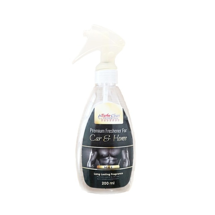 Odorizant camera si textile Turbo Clean Premium 200 ml Male pe baza de alcool