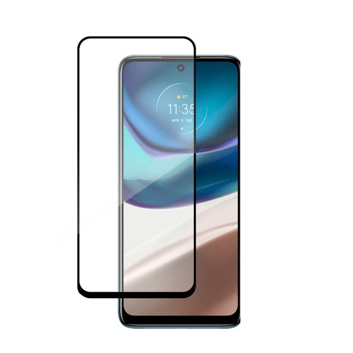 Folie protectie Case Friendly Wozinsky Full Glue Cover compatibila cu Motorola Moto G42 Black