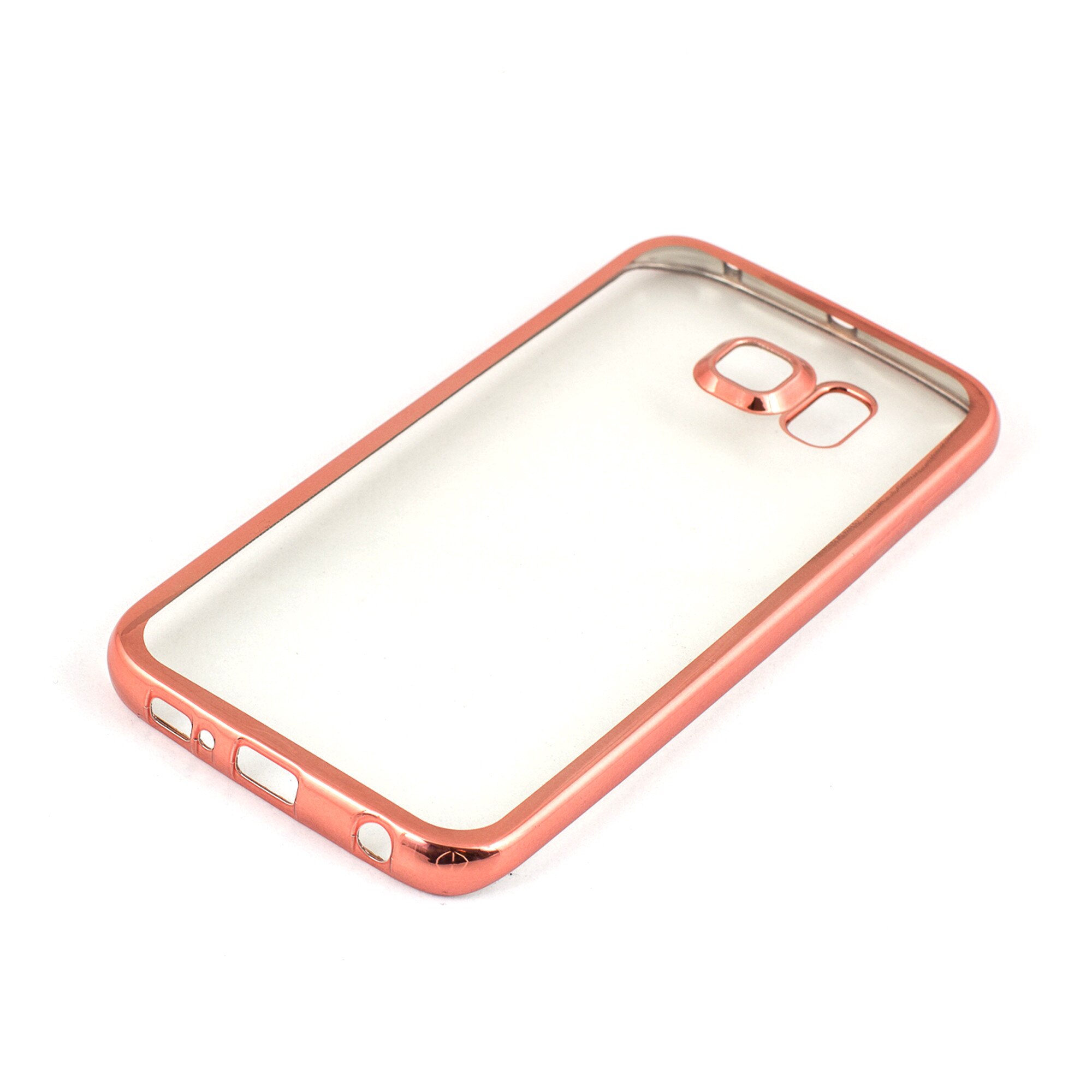 Husa Electro Jelly Silicon, Samsung Galaxy S6 Edge, Roz