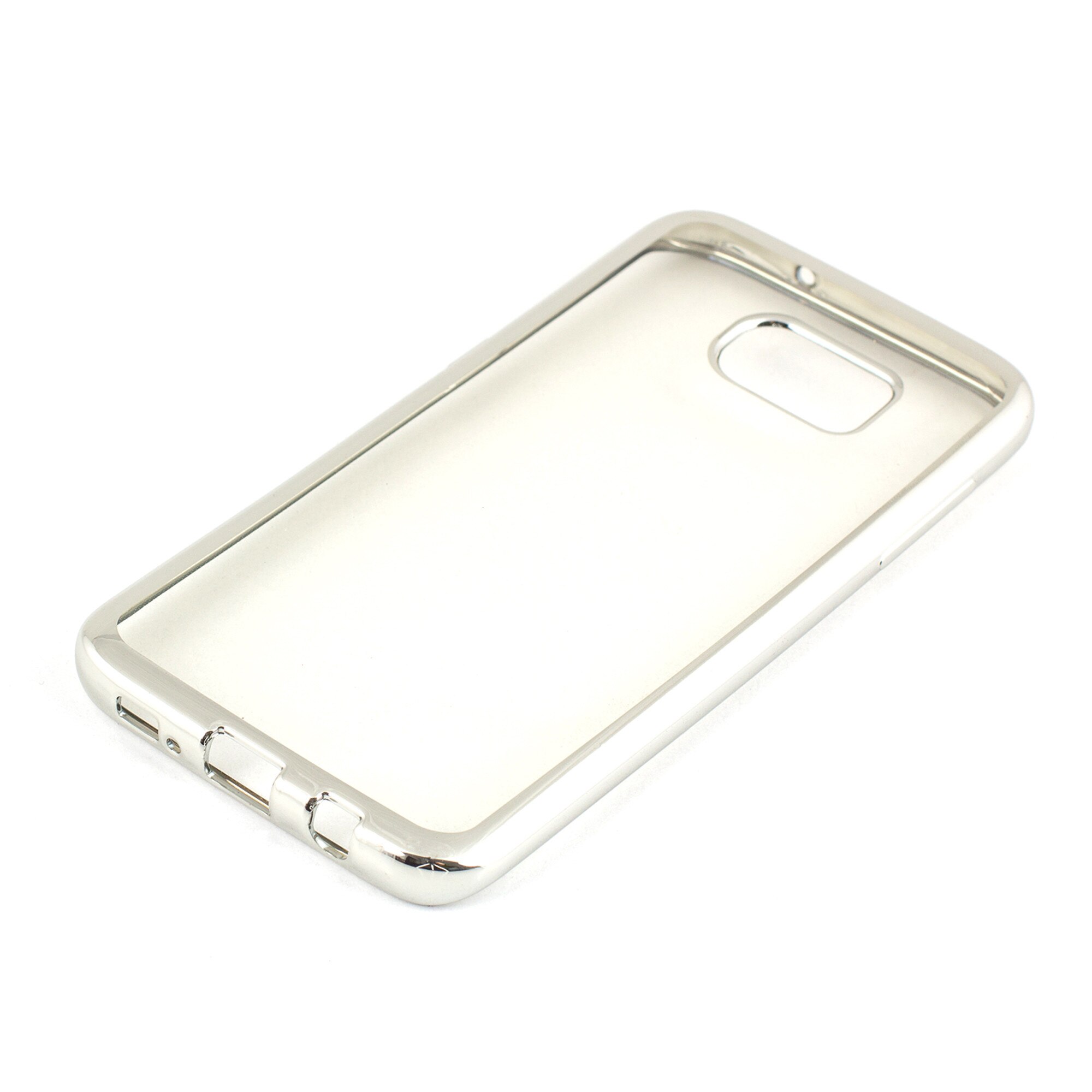 Husa Electro Jelly Silicon, Samsung Galaxy S7 Edge, Argintiu