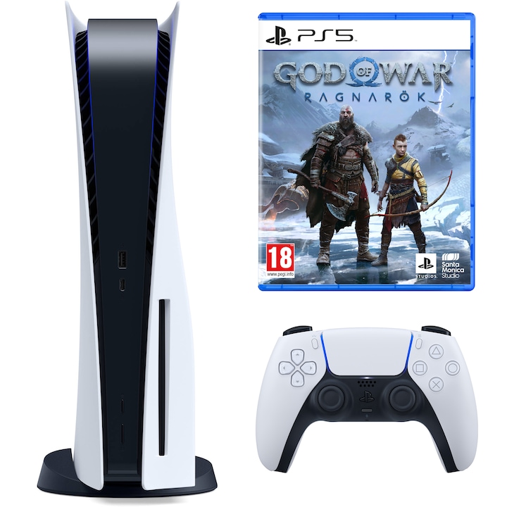 Конзола PlayStation 5 + Игра PS5 God of War Ragnarok