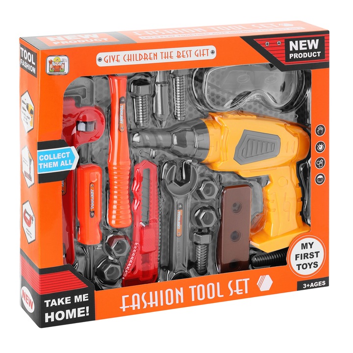 Отвертка за деца 18 инструмента