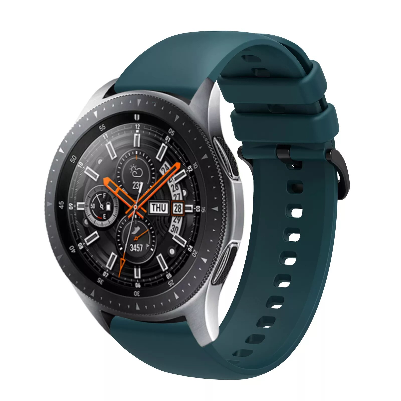 Curea din silicon MTP, compatibila Samsung Galaxy Watch 3 45mm, Silicon ...