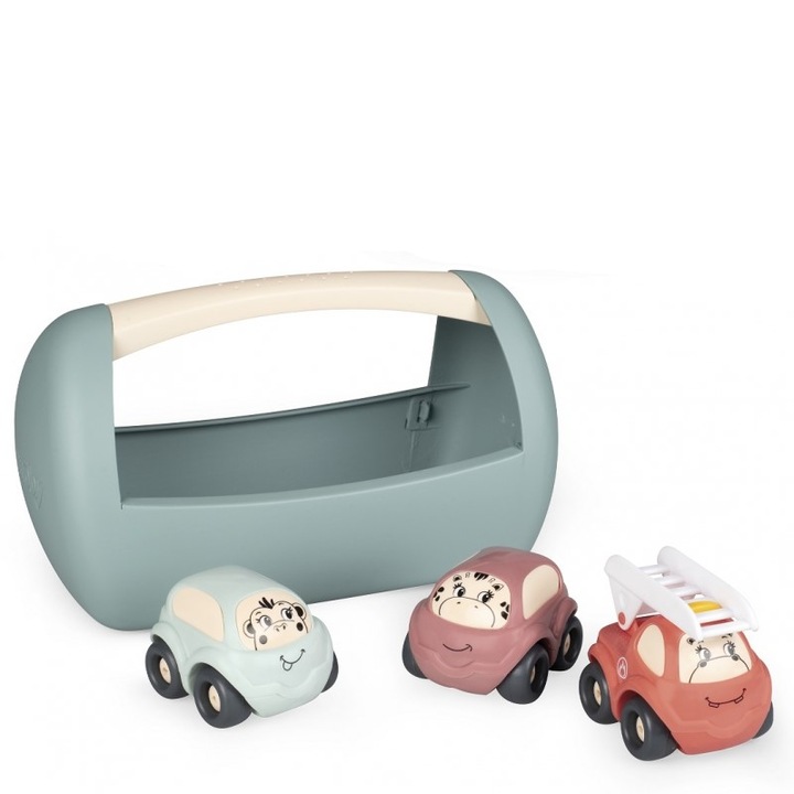 Set masinute Little Box, Smoby, 12 luni+, Multicolor