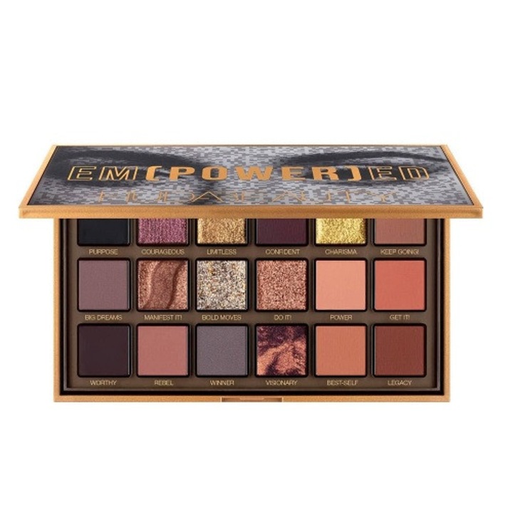 Палитра сенки, Huda Beauty, Empowered, 18 цвята, 16.8 гр