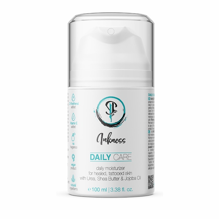 Крем за татуировки INKNESS® Daily Care, За ежедневна грижа, 100 мл