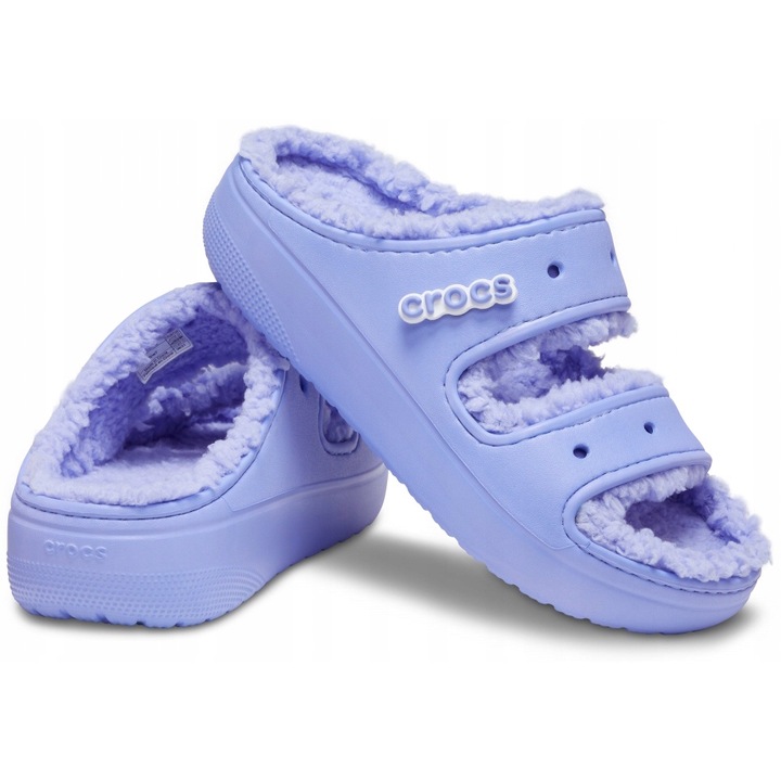 Papuci izolati Crocs, Spuma, Violet