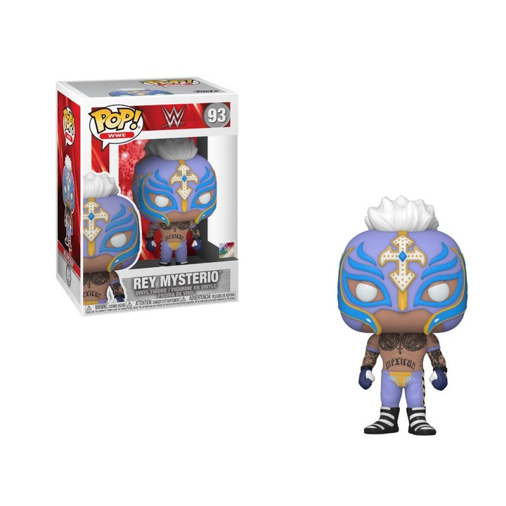 Фигурка WWE - Rey Mysterio, Funko POP, 10 см, +3 години, Многоцветен