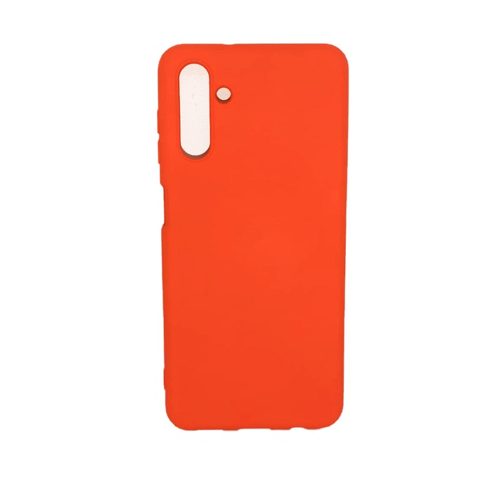 Husa pentru Telefon Compatibila cu Samsung Galaxy A13 5G, G-Tech, Microfibra in Interior, Silicon TPU, Aspect Mat, Corai