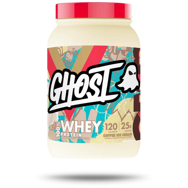 Whey, Ghost, 910 g, coffee ice cream