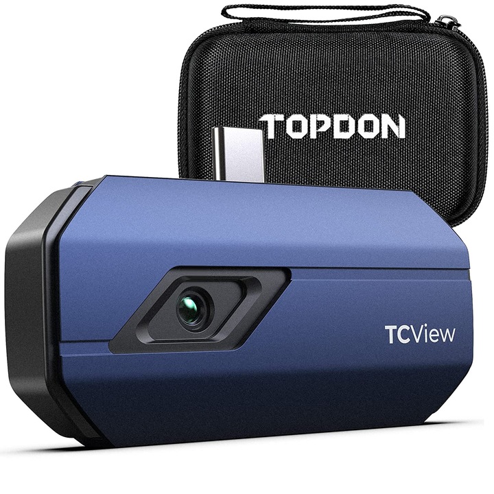 Camera Externa cu Termoviziune Topdon TC001 25 Hz, compatibila Android si Windows, USB-C