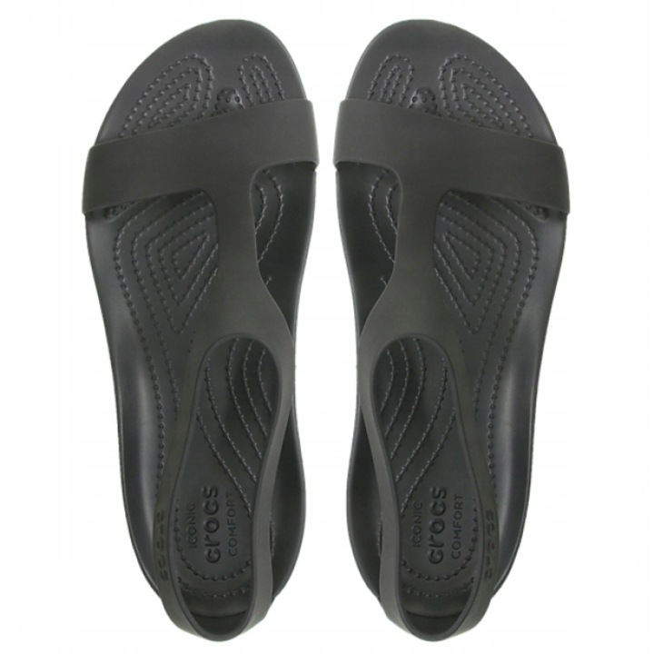 Sandale de dama Crocs, Negru, 34.5, Negru, 34.5