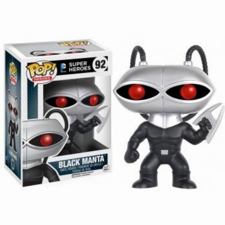 DC Heroes figura - Fekete Manta, Funko POP, 10cm, +3 év, Többszínű