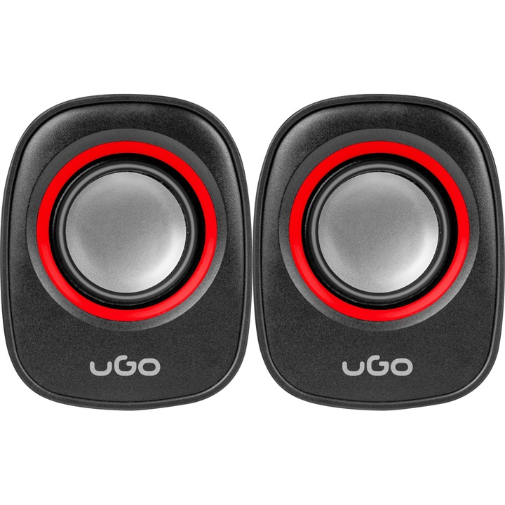 Озвучителна система uGo Tamu S100, Черен/червен, 6 W
