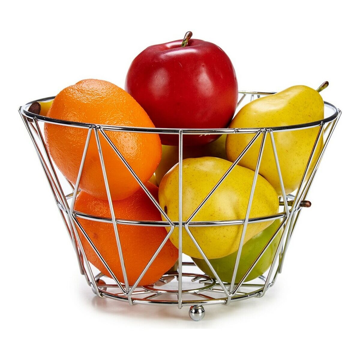 Фруктиера BigBuy, За плодове, Стомана, 24 X 15 X 24 см - eMAG.bg