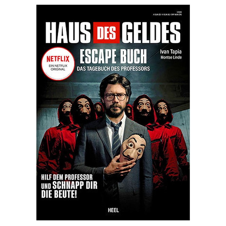 Книга "Haus des Geldes, Escape Buch" 6641227/9274 1-22, Къща на парите - Дневникът на професора, Немски език, Автор Ivan Tapia