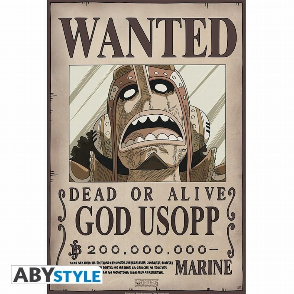 ABYstyle One Piece Wanted Luffy New 2 61 x 91.5cm Maxi Poster
