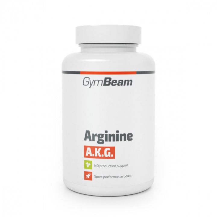 GymBeam - Arginina A.K.G. 120 tab. fara aroma