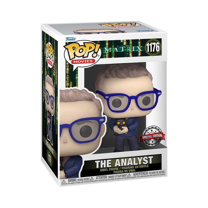 Фигура Matrix, Funko, Pop Movies, Винил, 9,5 см, Синя