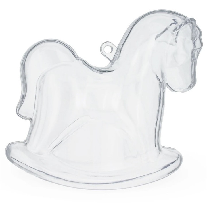 Cal transparent din doua piese, plastic