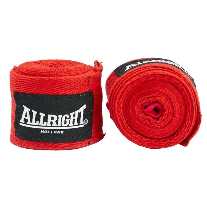 Set 2 fase box, Allright, Bumbac, 4.2 m, Rosu