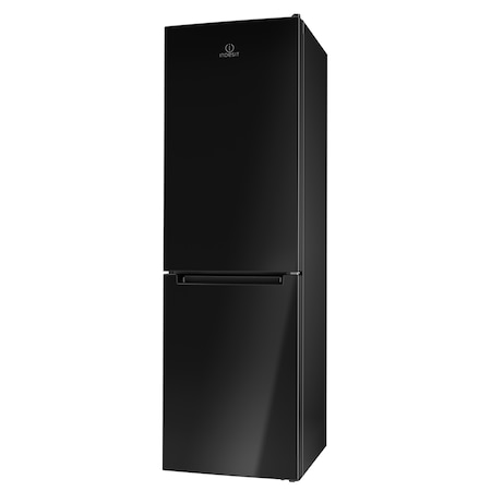 Combina frigorifica Indesit LI8 FF2 K, 301 l, Clasa A++, H 189 cm, Negru