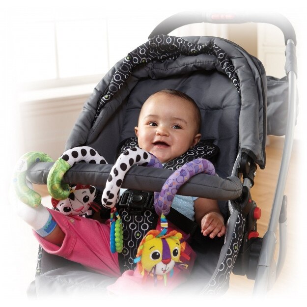 lamaze spiral pram toy