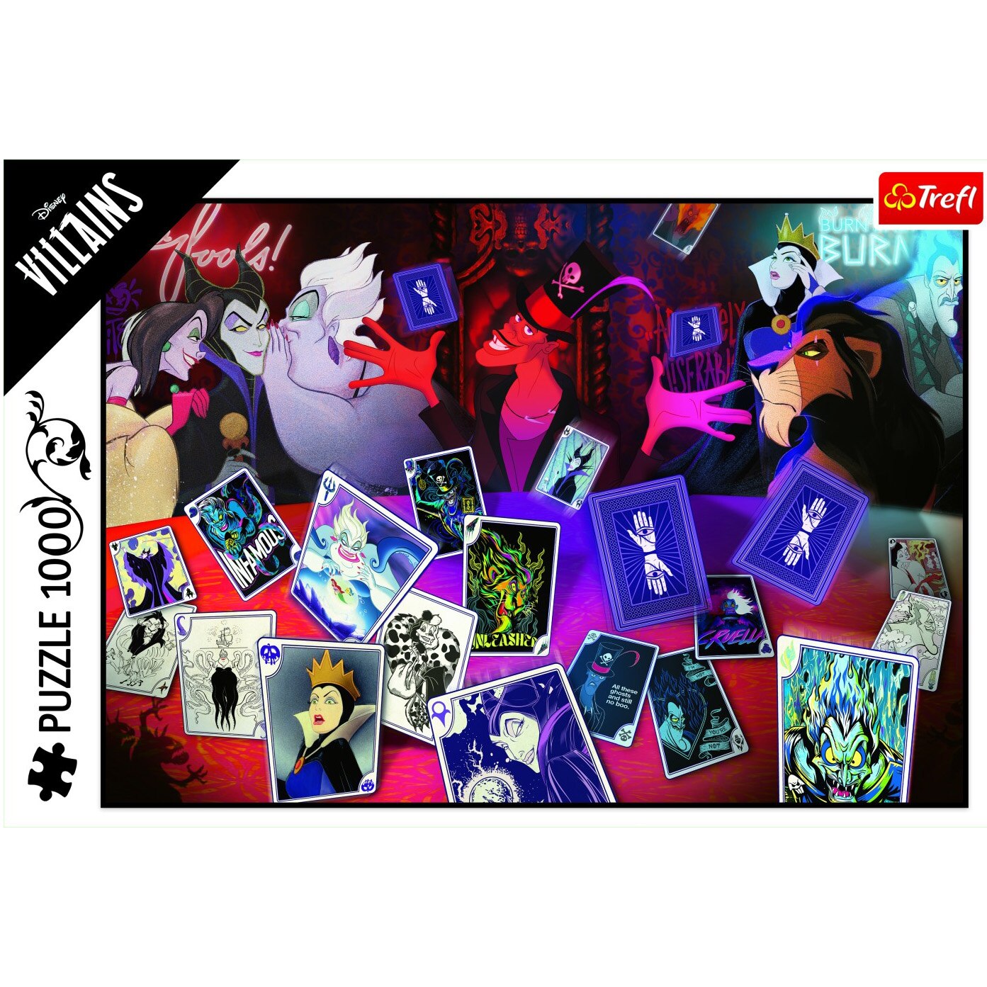 Puzzle Trefl - Disney Villains, 1000 piese - eMAG.ro