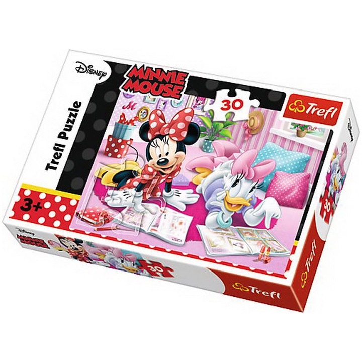 Пъзел Trefl - Disney Minnie Mouse: Най-добрите приятели, 30 части