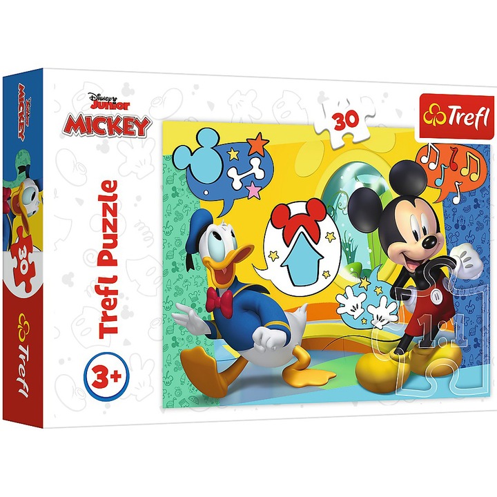 Puzzle Trefl - Disney Mickey Mouse, 30 piese